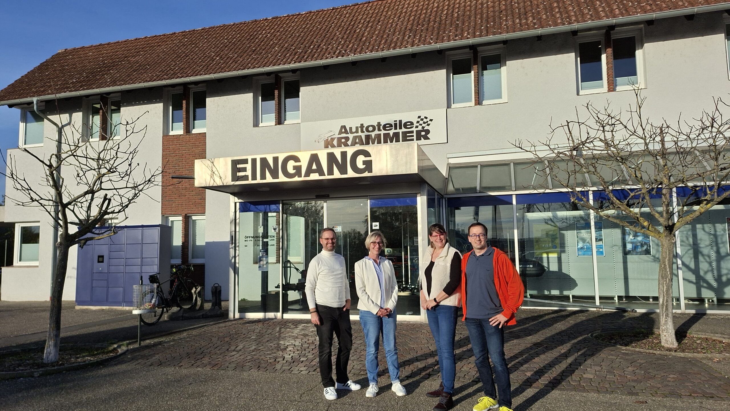 Besuch von der Oberbürgermeisterin und dem Wirtschaftsförderer!