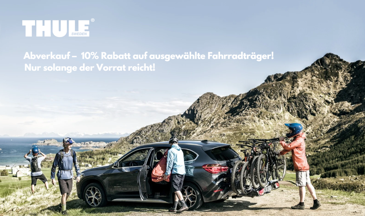 Thule Fahrradträger im Abverkauf